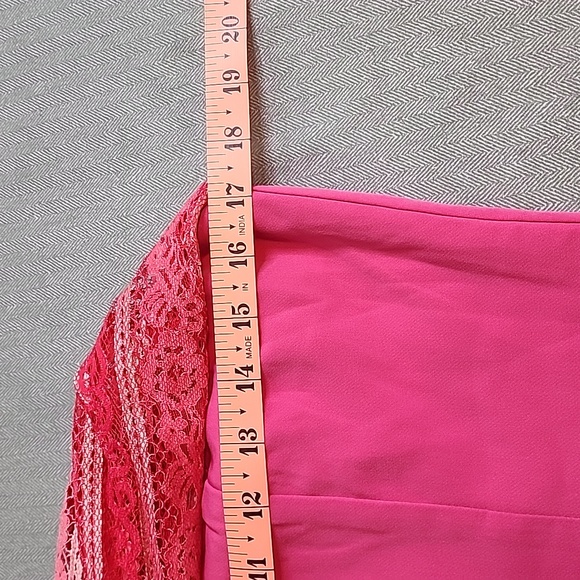 ASOS Petite Paper Dolls Pink Midi Dress sz 8 - Picture 15 of 16